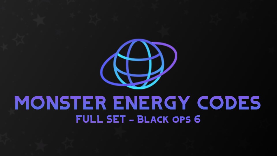 Monster Energy Full Set Bundle Pack - Call of Duty: Black Ops 6 Banner